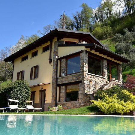 Villa In Pisogne With Pool Garden And Lake View المظهر الخارجي الصورة