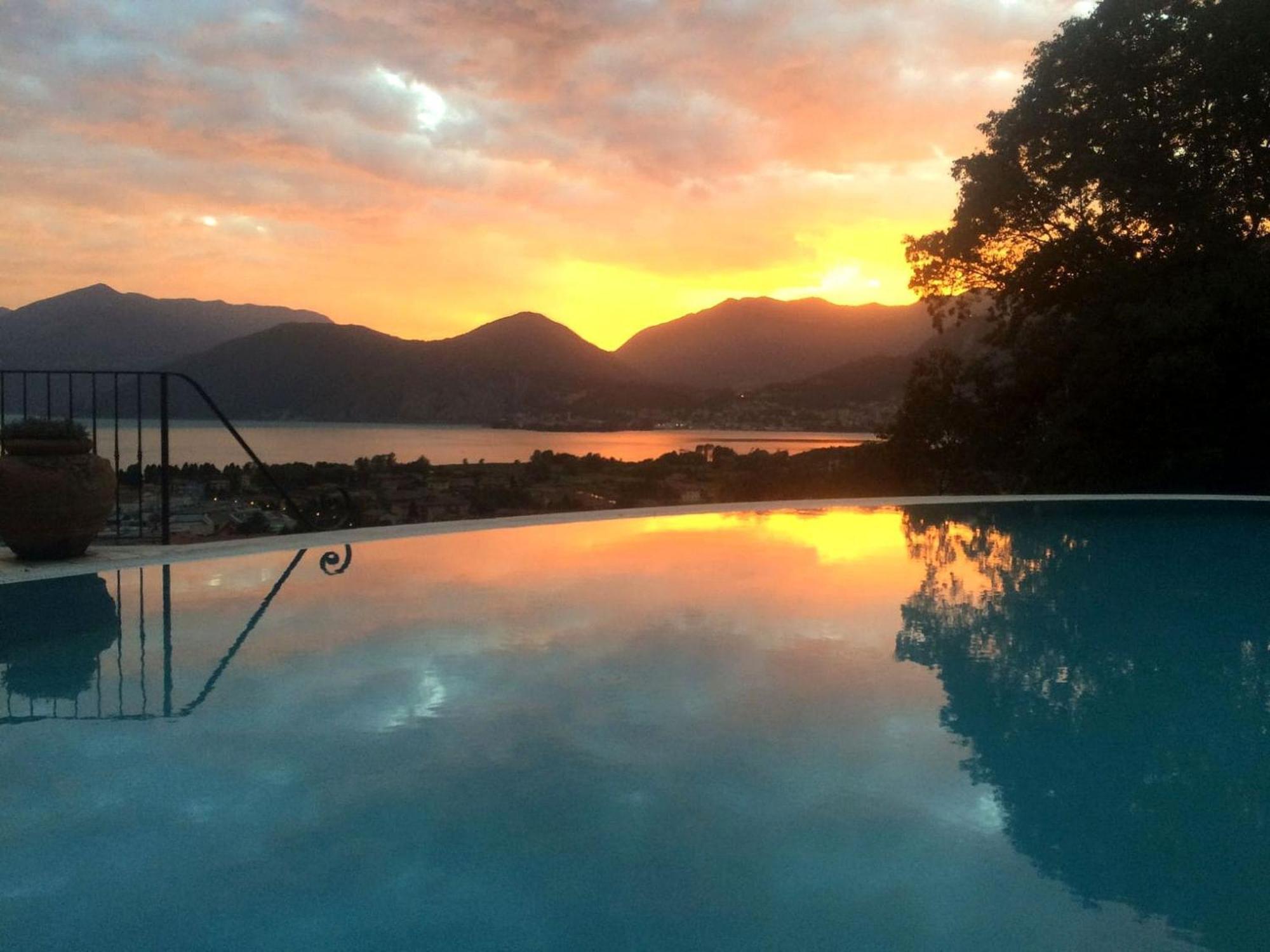 Villa In Pisogne With Pool Garden And Lake View المظهر الخارجي الصورة